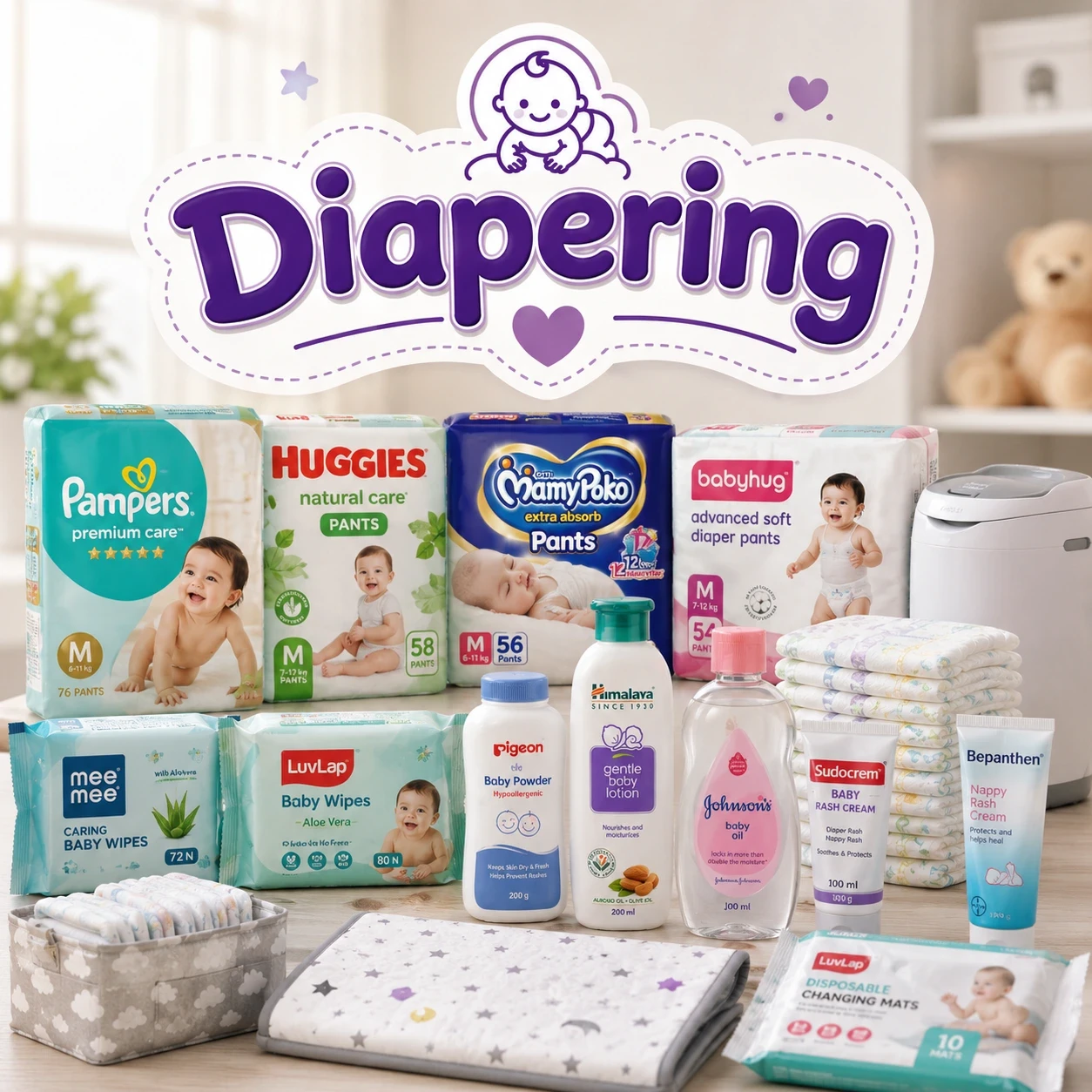 DIAPERING